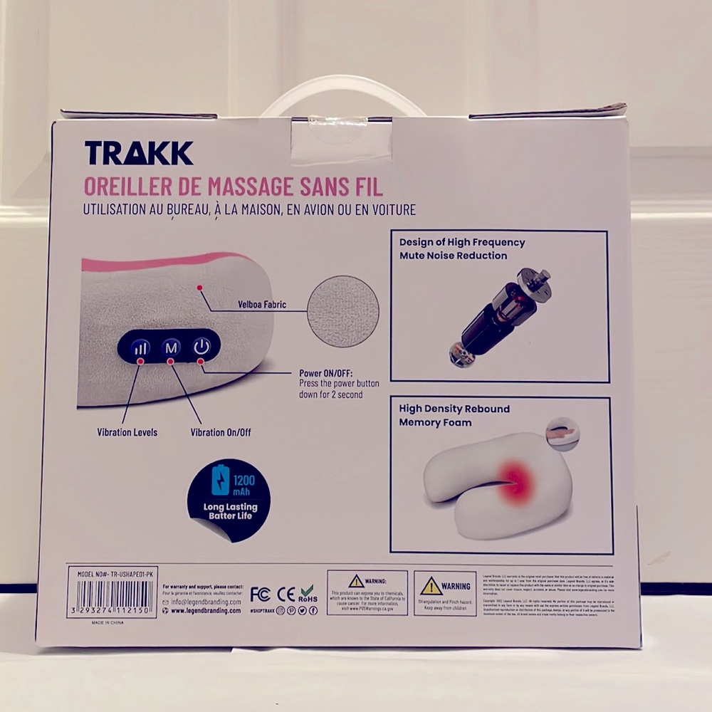 Trakk brand new multi-use wireless massage pillow - Picture 2 of 6